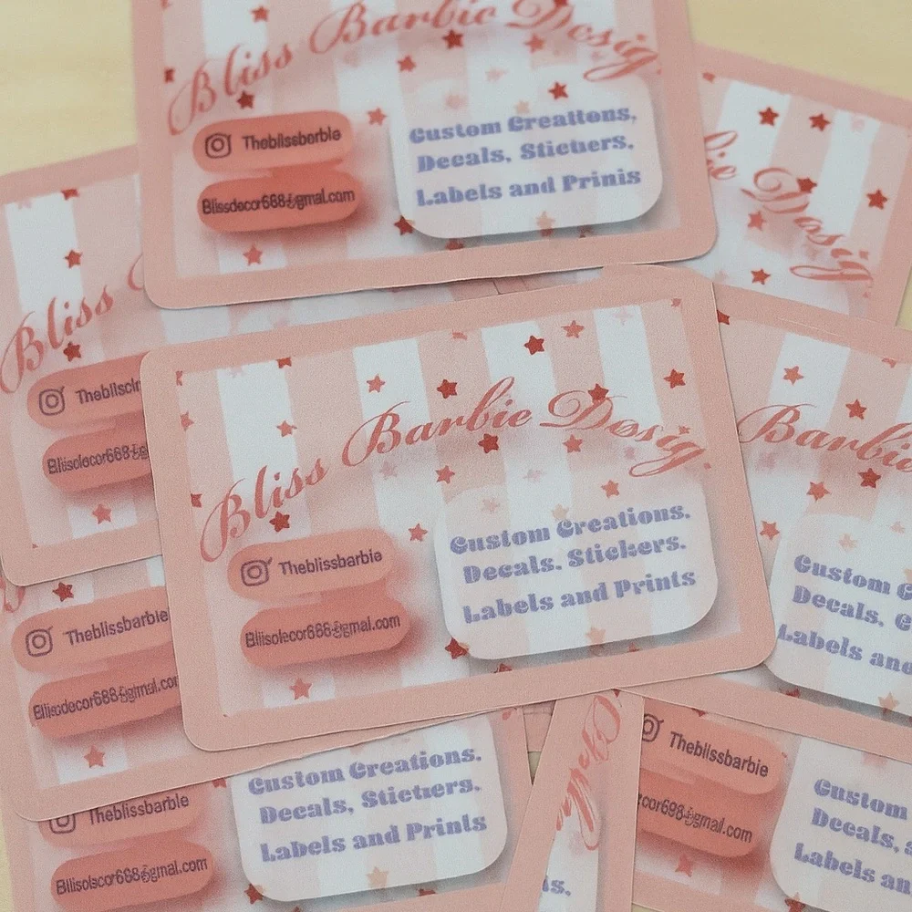 Coach Pink and White Sticker Set